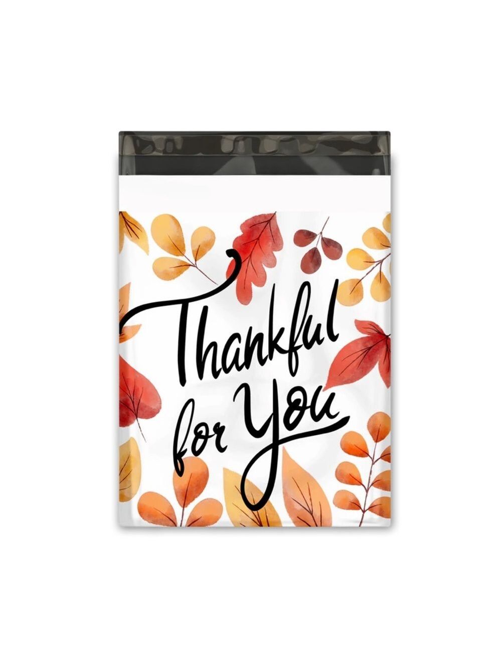 25 10X13 Poly Mailers Fall Leaf Thankful, Shipping Envelopes PRICE IS FIRM - Picture 8 of 10